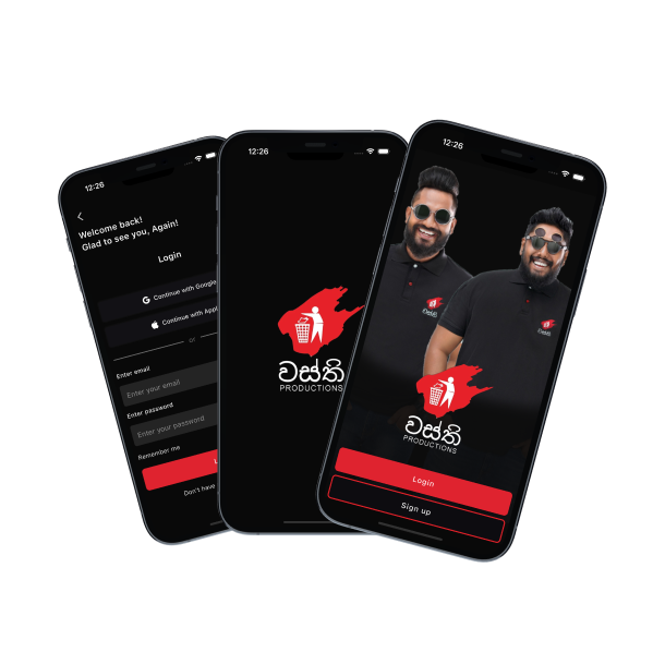Wasthi Productions - Concept App