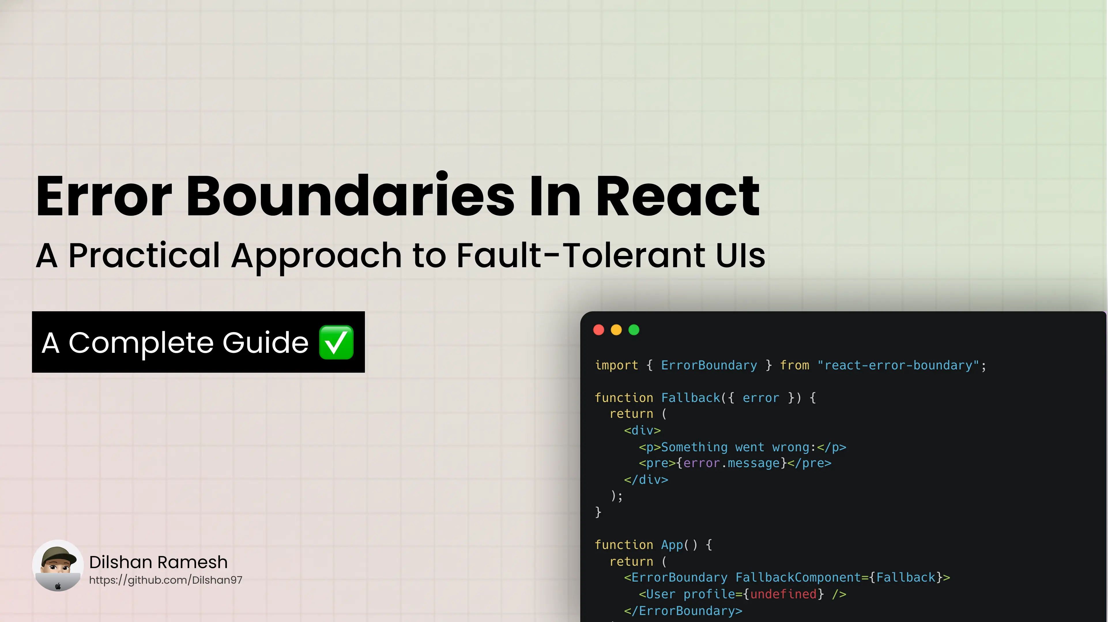 Understanding Error Boundaries in React